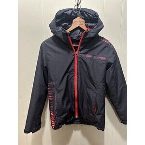Spyder Ski Snowboard 3 in 1  Fleece Inner Jacket Youth Boys Girls 10-12 Blck Red